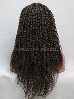 180% Density 13*4 Lace Frontal Wigs Deep Curly Virgin Human Hair Natural Color